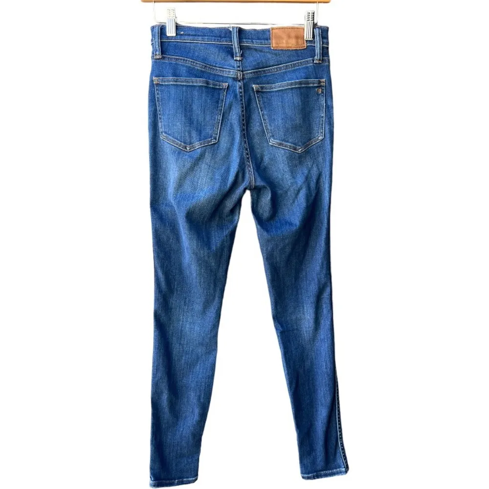Madewell 10” High Rise Skinny Jeans Medium Wash Size 25 - Image 5