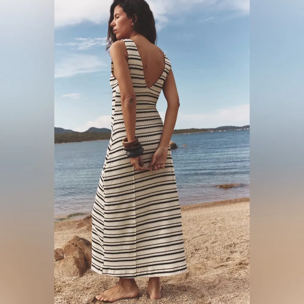 NWT Zara Rustic Midi Dress - Image 3