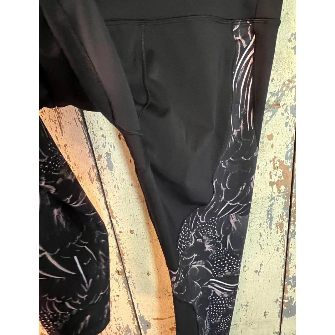 Nike Dri-Fit women’s leggings, size Small black pink, Prin Power Print - Image 8