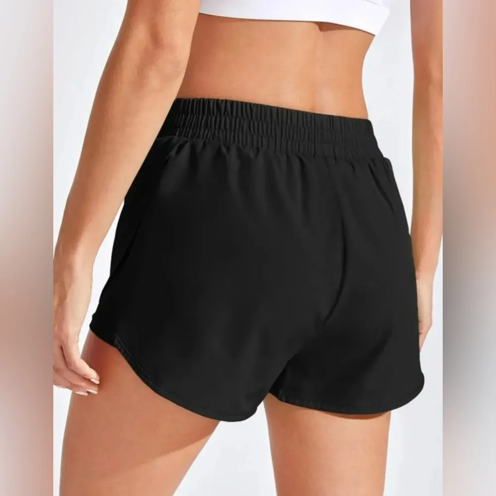 Black Athletic Shorts Size XS - Image 3