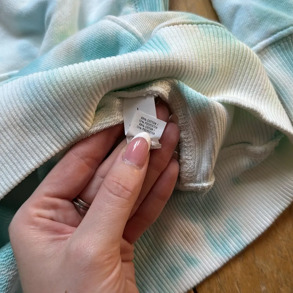 Aerie Oversized Tie-Dye Hoodie Large NWOT - Image 5