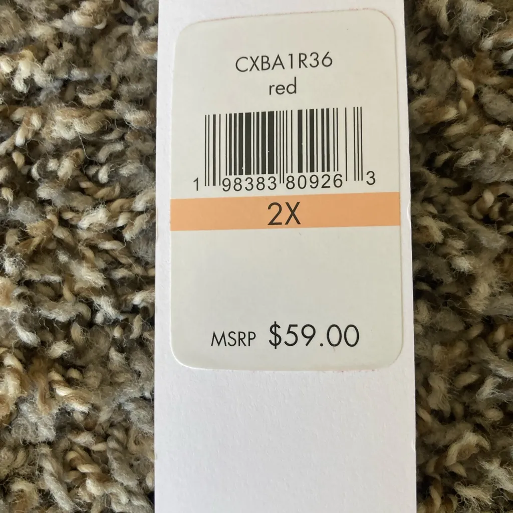 Calvin Klein CK Logo Red Tee Dress — Women’s 2X - Image 4