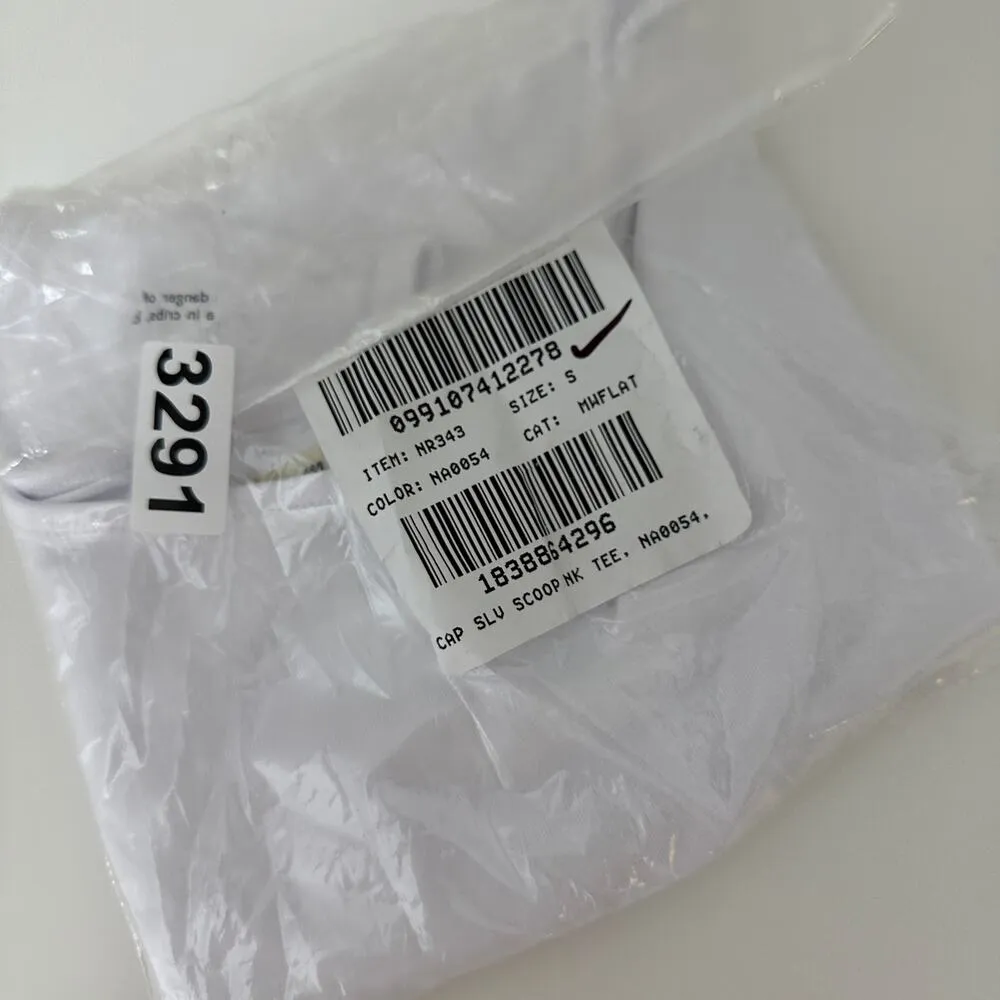 NEW Madewell Scoopneck Cap Sleeve Tee Top Cotton Stretch Jersey White Basics S - Image 12