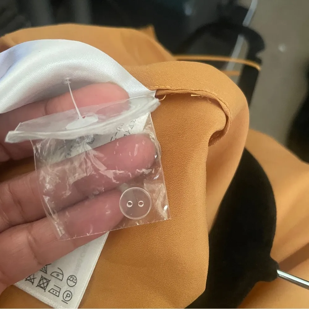 C/Meo Collective Festival Off The Shoulder Linen Dress - Mini - Yellow - Women M - Image 7