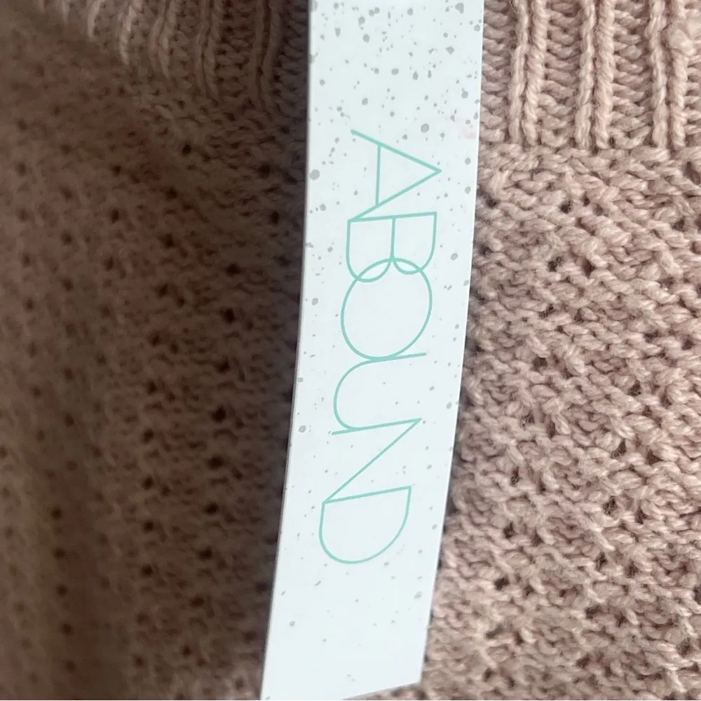 Pink Smoke Women's Crew Neck Pullover Crop Sweater Size Small - Image 3