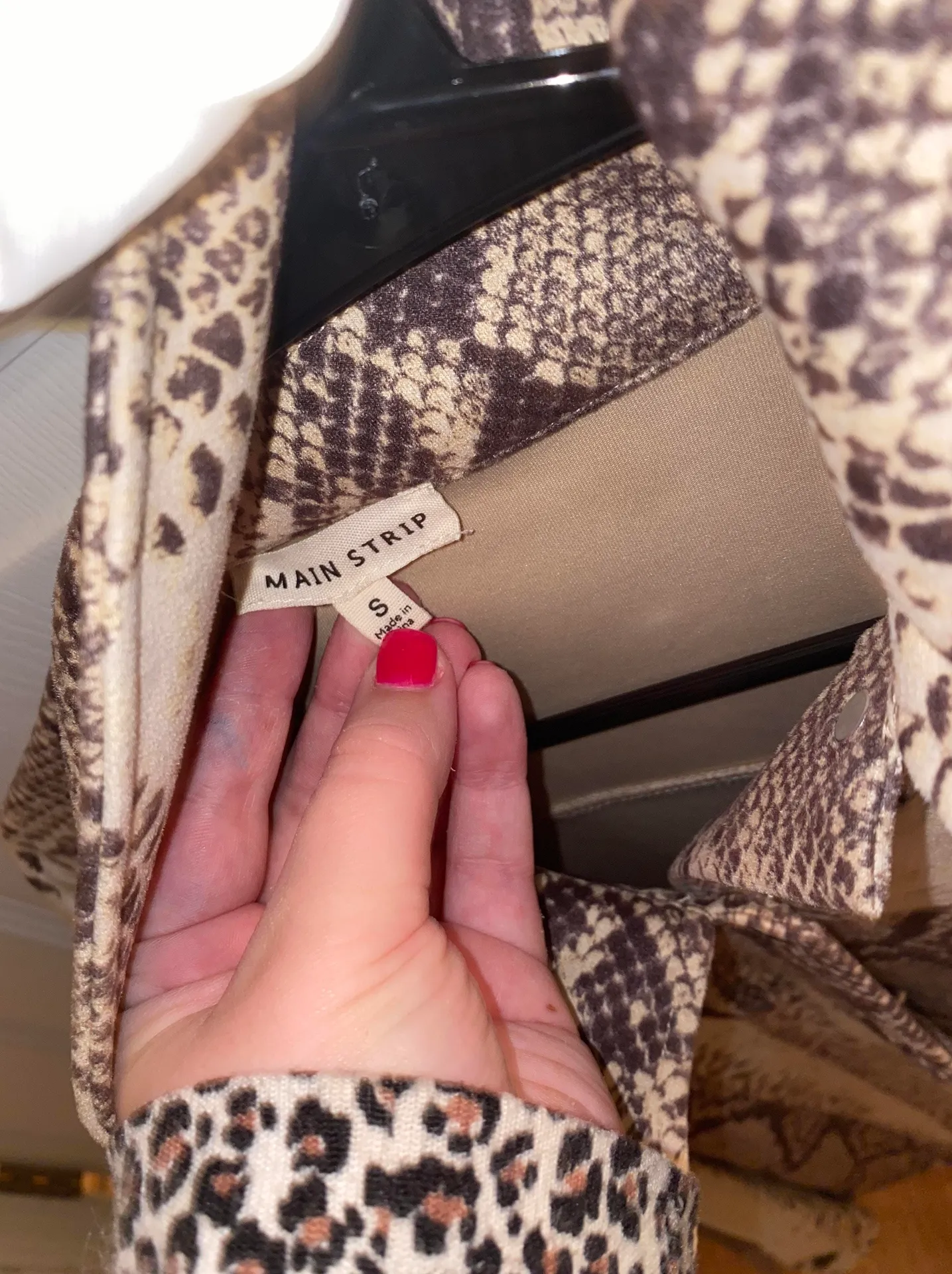 Brown Snakeskin Jacket - Image 2