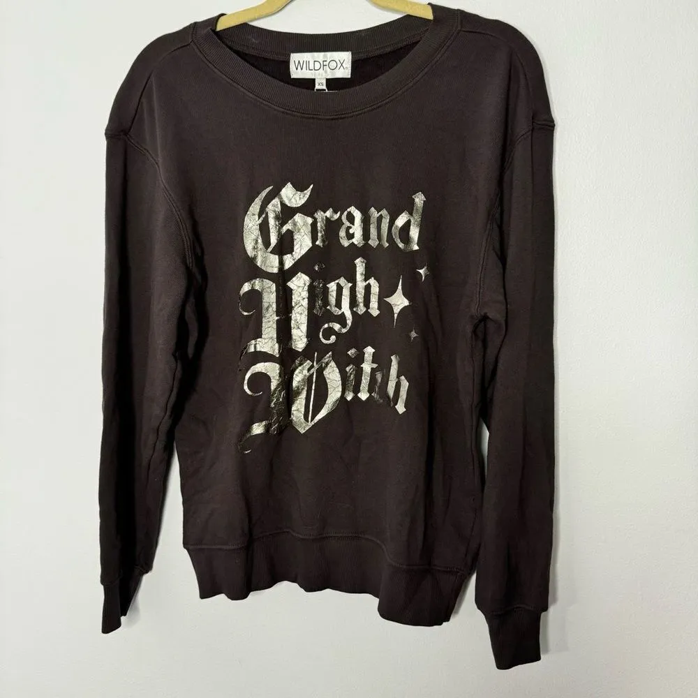 Wildfox grand high witch sweatshirt size XS - Image 4