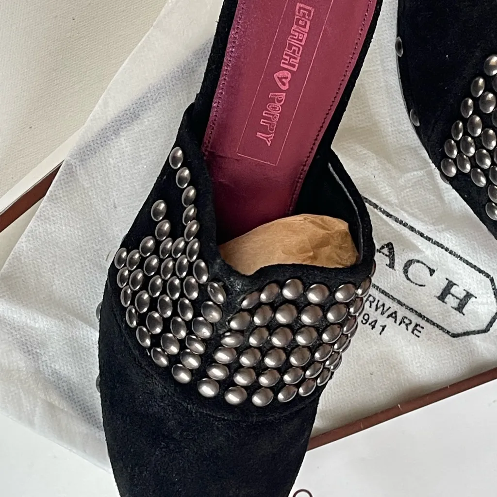 Coach  STUDDED PATCH CLOGS FOR WOMEN - Image 7