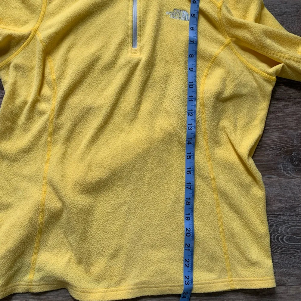 The North Face Yellow Quarter Zip Pullover L - Image 5