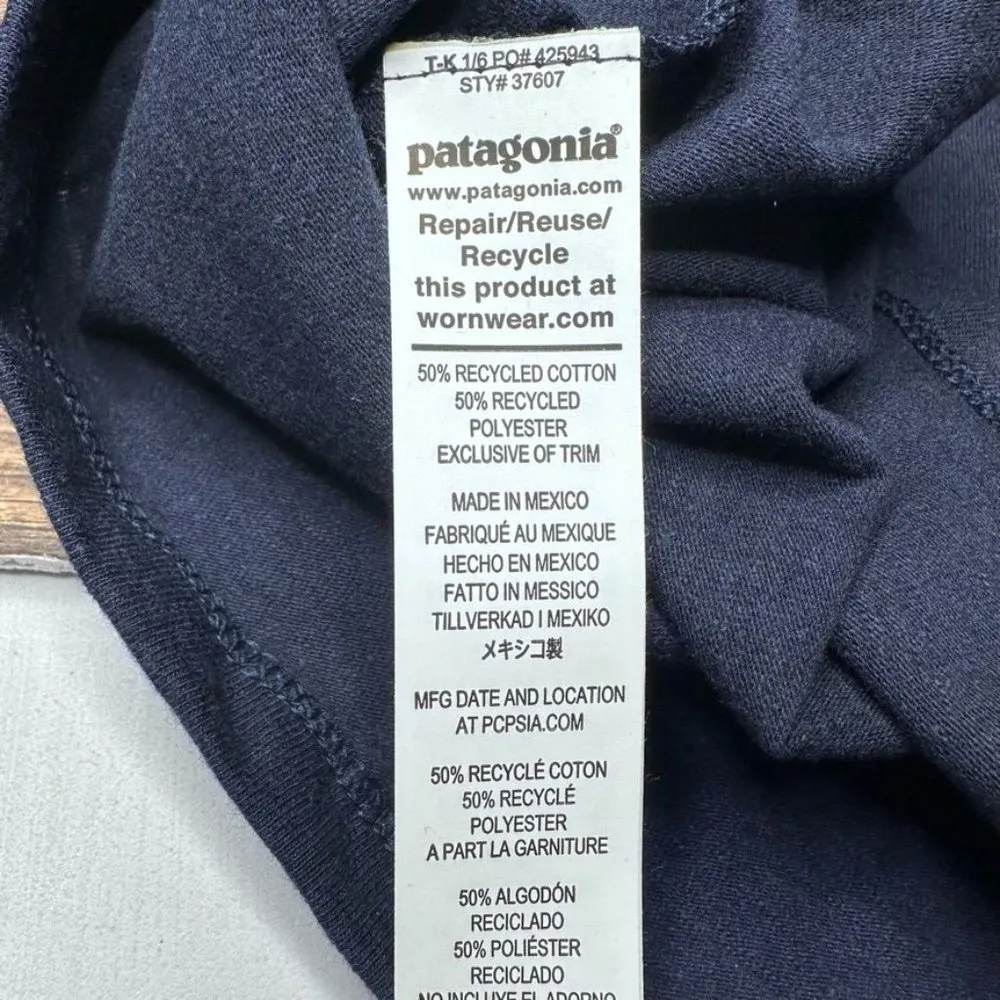 Women's Ridge Rise Stripe Pocket Responsibili Tee NWT Size XS (Navy) - Image 10