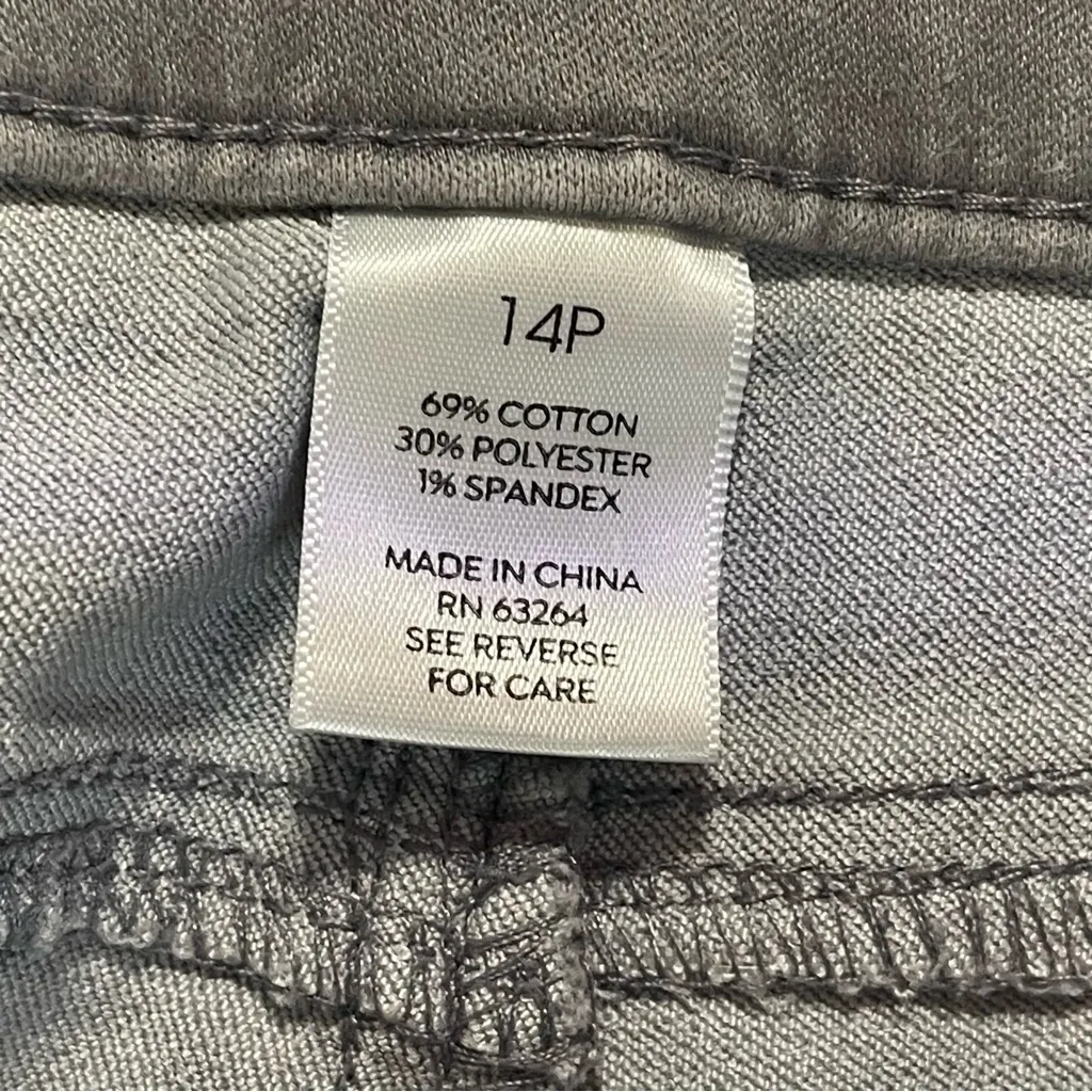 Westport | Petite Gray Classic Fit Straight Leg Jeans | 14P - Image 9