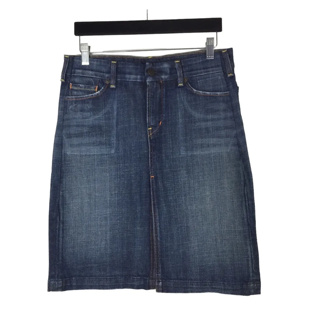 Citizens of Humanity Sophia Stretch Knee Length Skirt #300 31 - Image 13