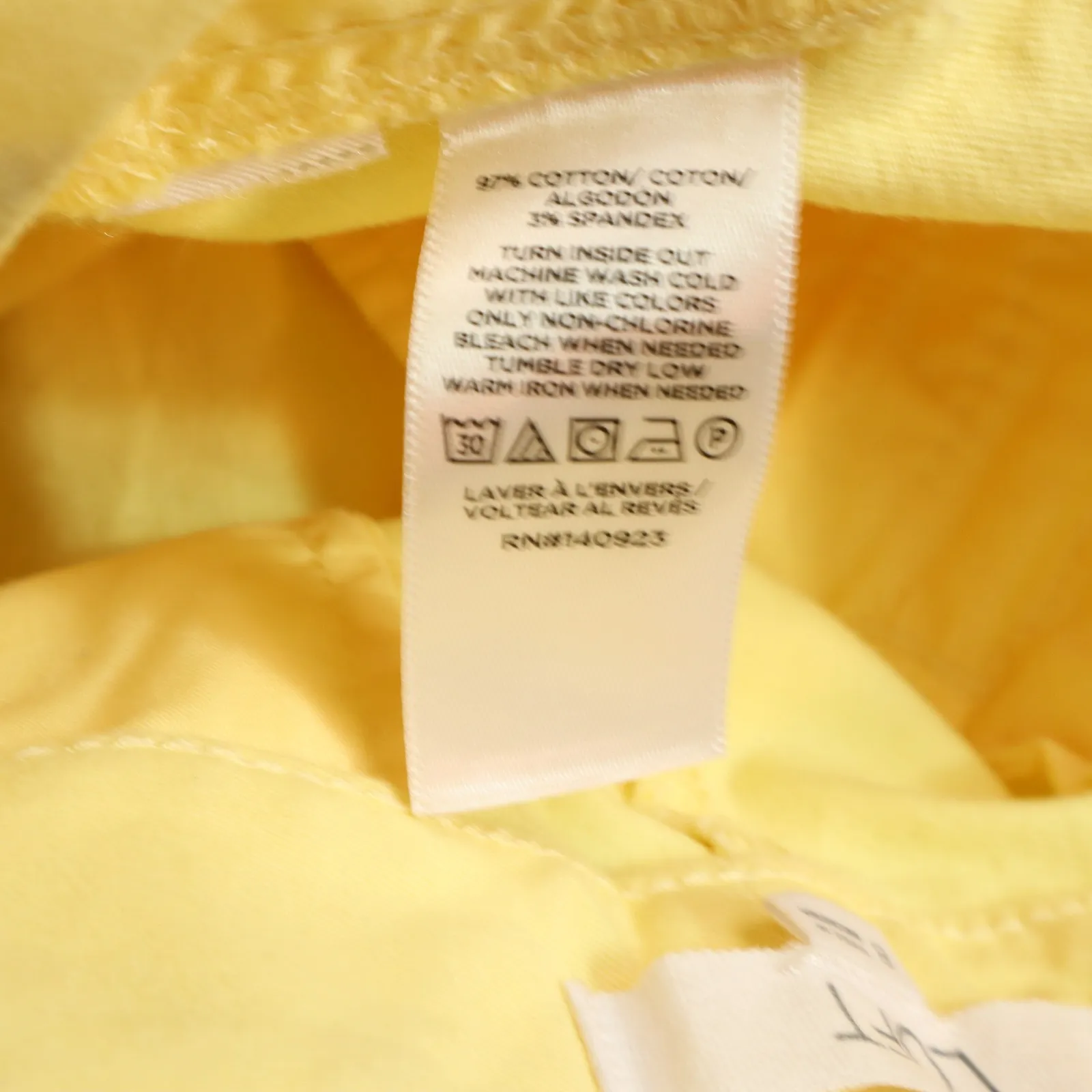 Loft Yellow The Monroe Slim Colorful Soft Tapered Pastel Vibrant Chino Pants 8 - Image 6