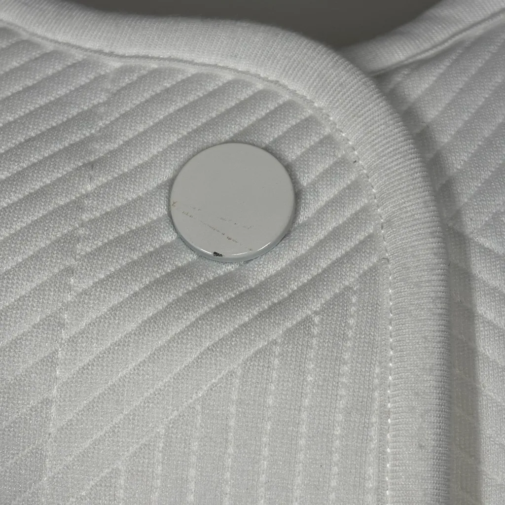 Weekend Routine Zac & Rachel Quilt Cloud Dancer Jacket Size Large White - Image 11