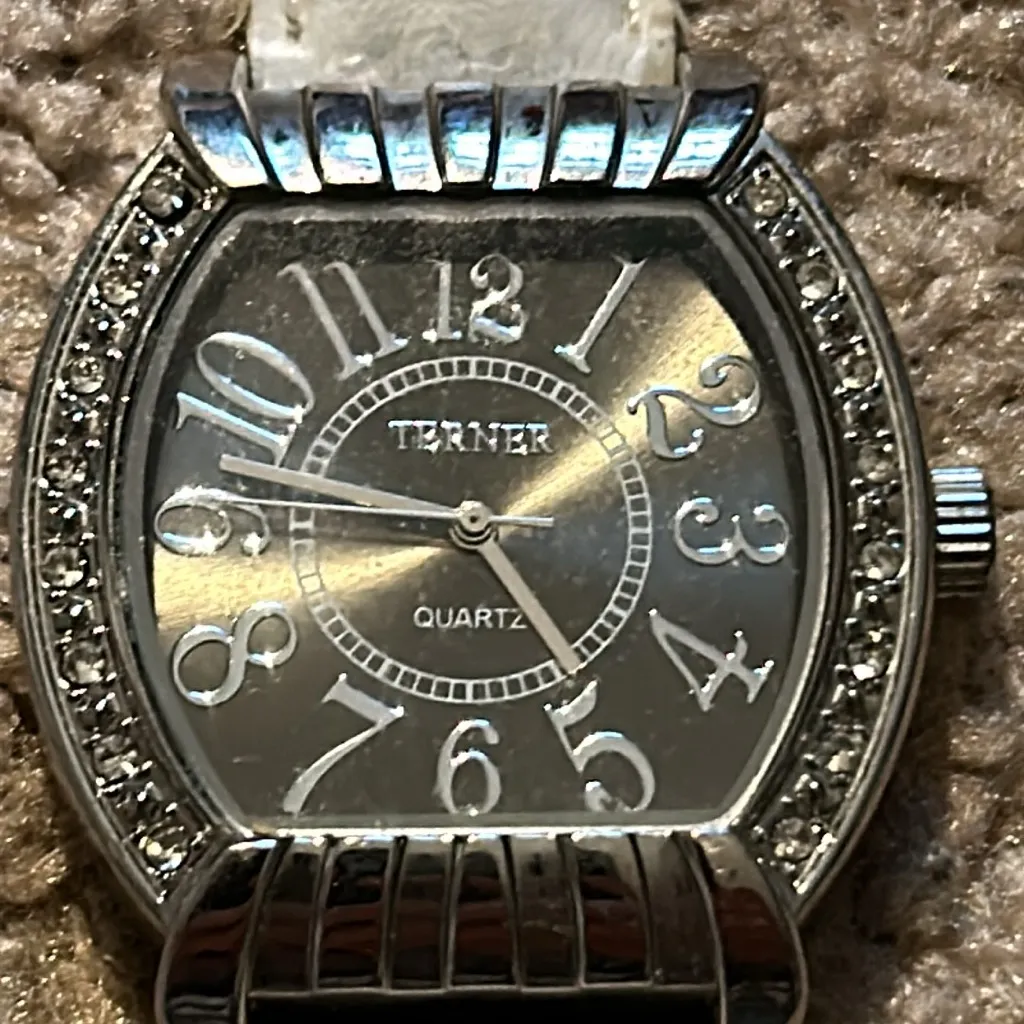 Terner women’s vintage white/silver‎ adjustable watch White - Image 4