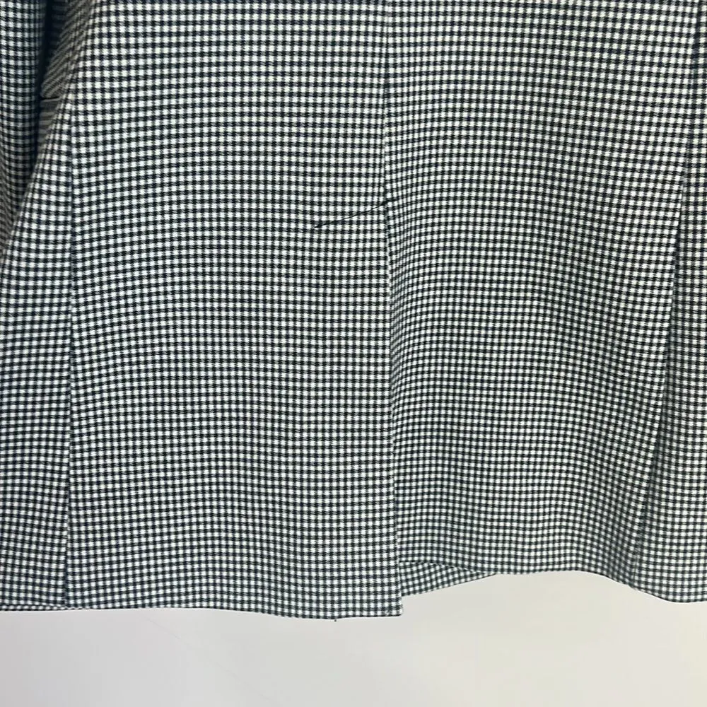 Zara Long Checkered Blazer Double Breasted Womens Size Small - Image 6