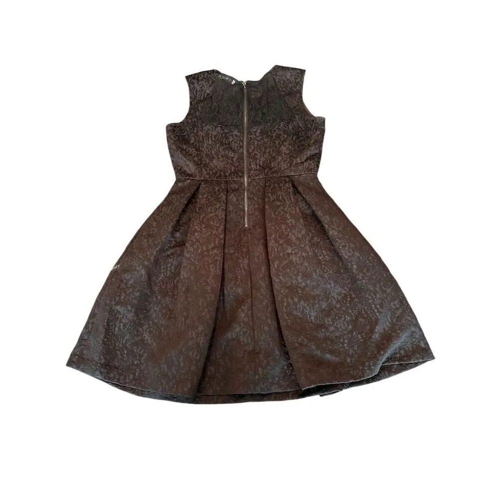 Forever 21 Women's Black Lace Skater Dress Sleeveless Size S - Image 12