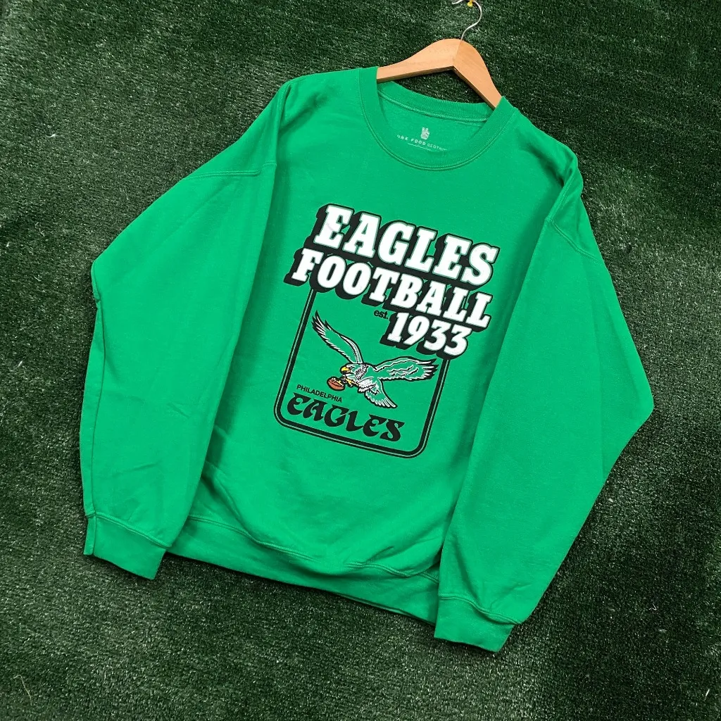 NFL Franchise NFC East Philadelphia Eagles Crewneck Sweater Size Large - Image 3