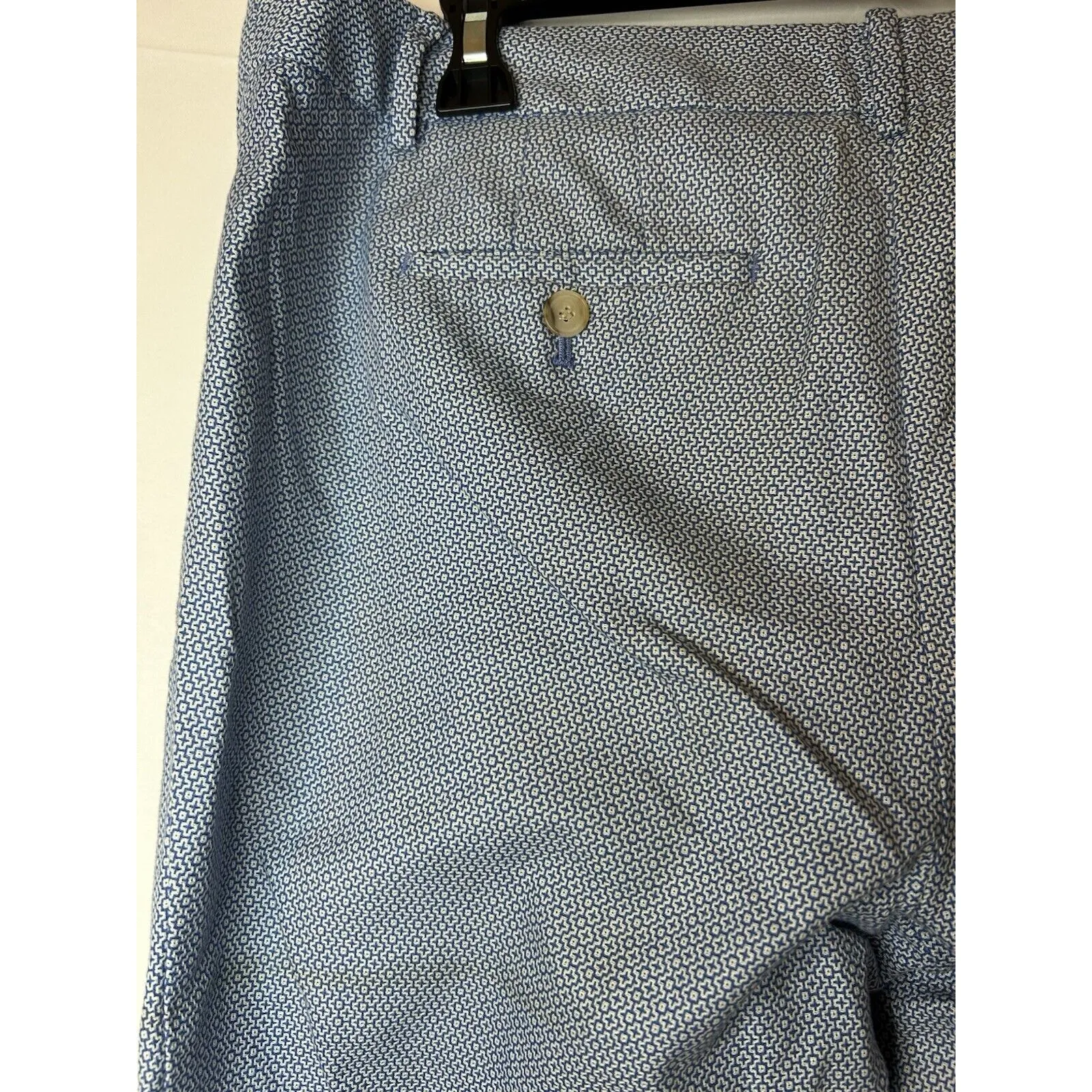 Talbots Women’s Capri SZ 12P Hampshire Style Hook Eye Pockets‎ Blue/Cream - Image 6