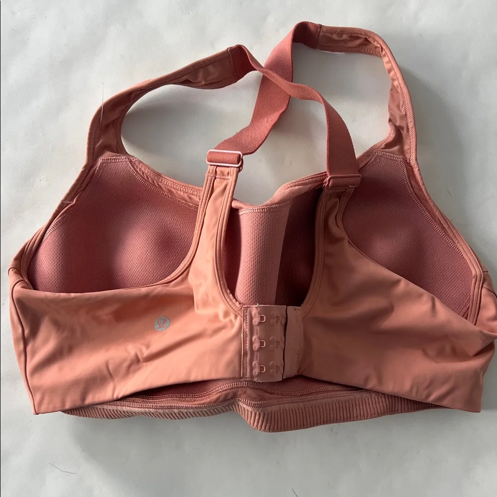 Lululemon All Powered Up Bra in Pink Savannah Size 42DDD - Image 5