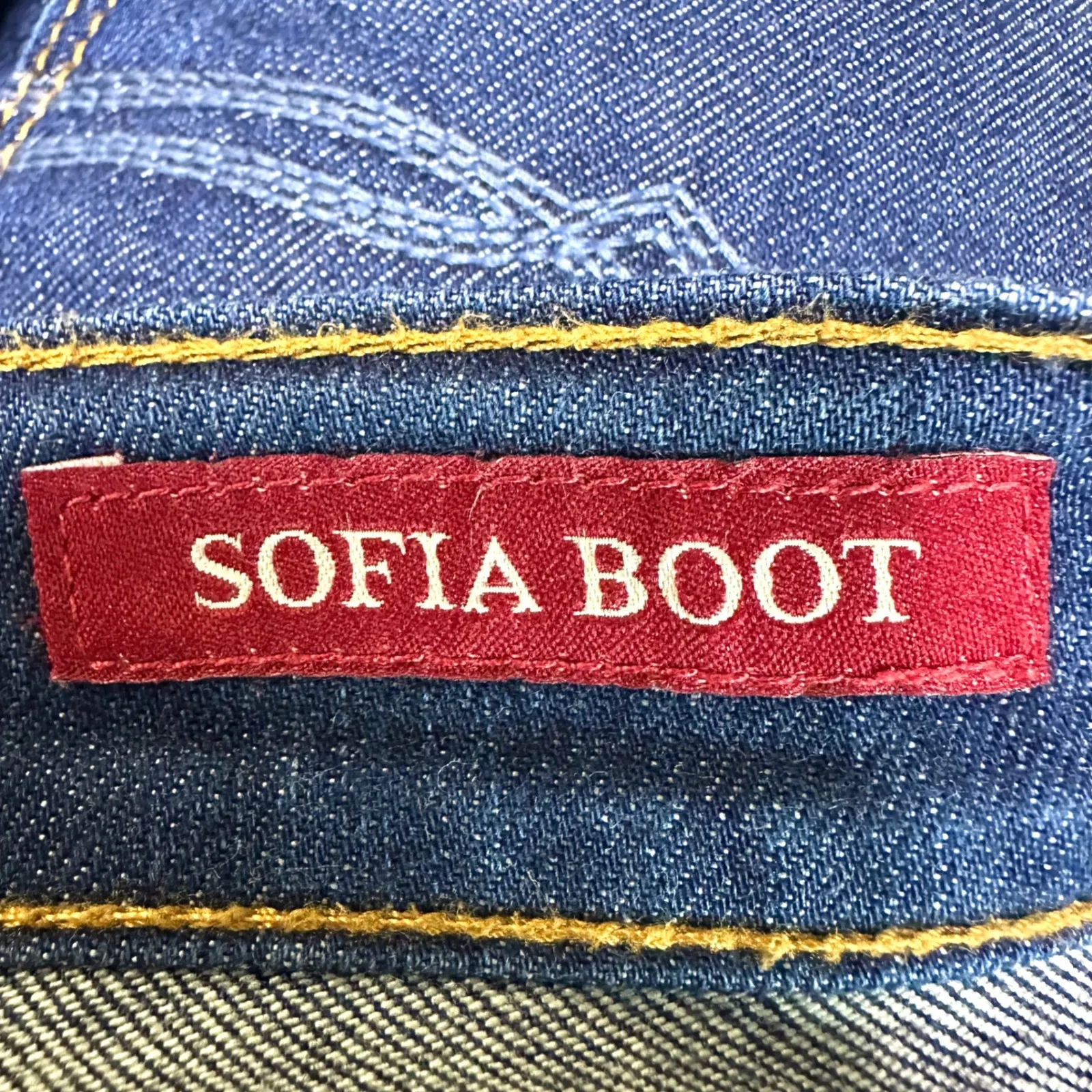 LUCKY BRAND Vintage Sofia Boot Ankle Jeans Blue Denim Bootcut Women's 4/27 Y2K - Image 9