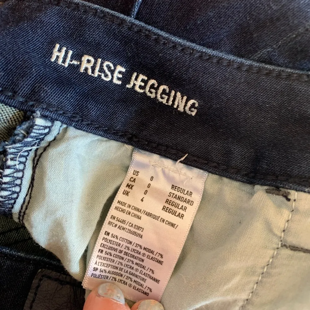 American Eagle Outfitters Jeans Womens 0 High Rise Jegging Denim Pants Stretch - Image 5