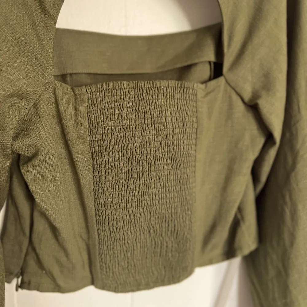 & OTHER STORIES Smocked Puff Sleeve Top - Image 11