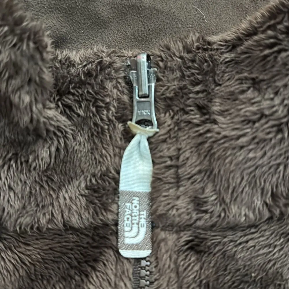 The North Face Women’s Brown Furry Osito Full Zip Jacket size M - Image 5