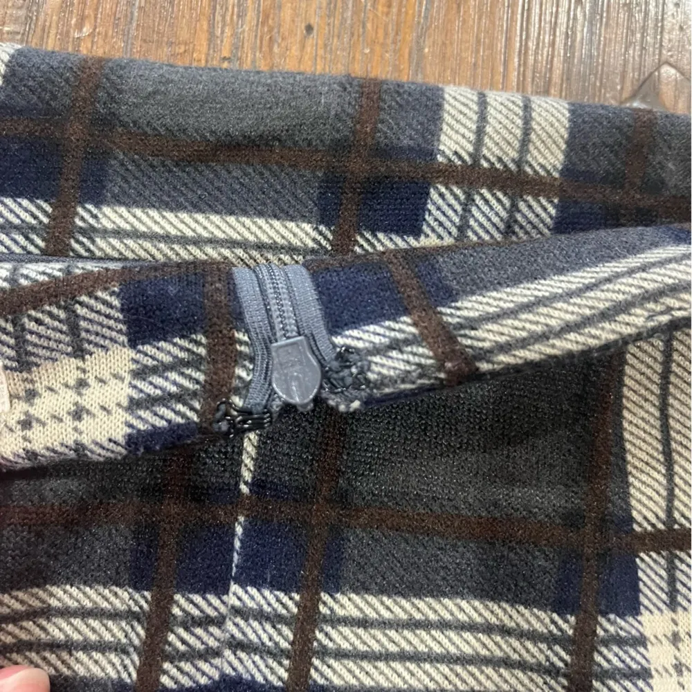 41 Hawthorn Mini Skirt Womens Size Medium Plaid Gray Brown Academia Schoolgirl - Image 7