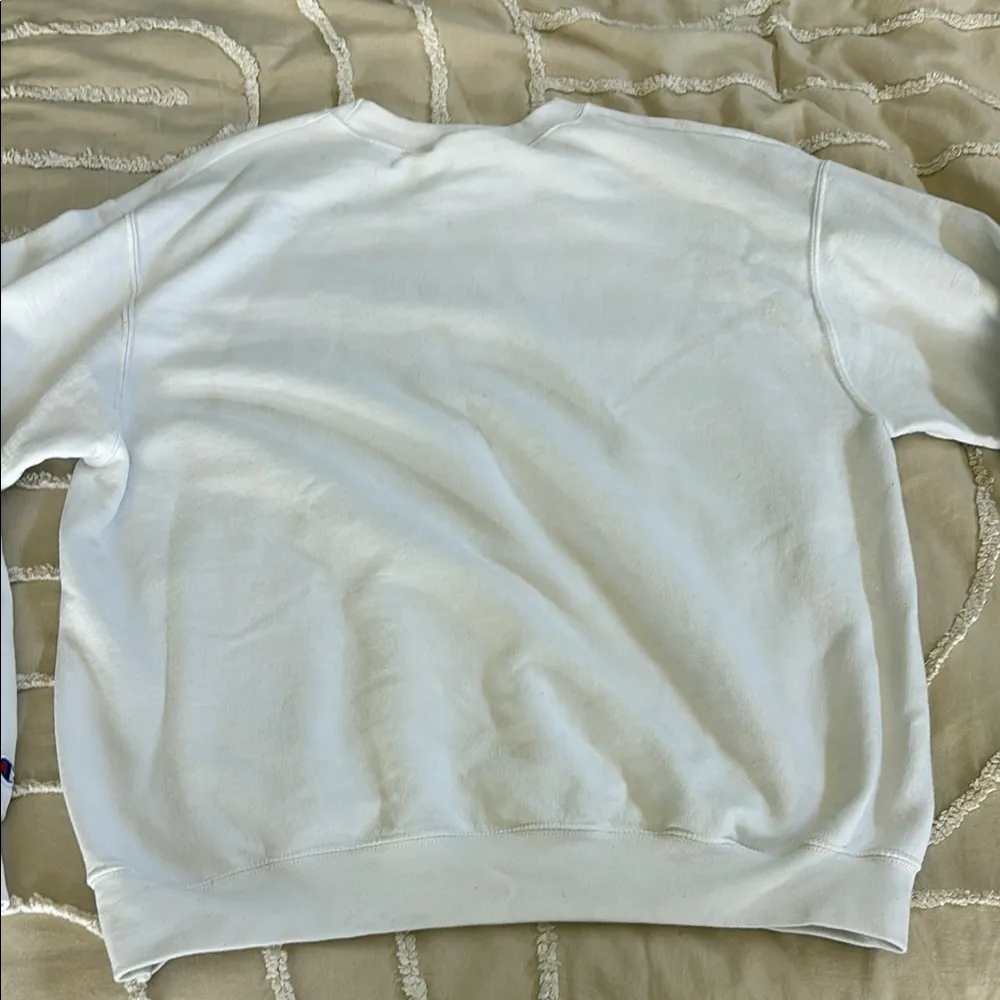 Champion White Crewneck Volleyball Sweater - Image 5