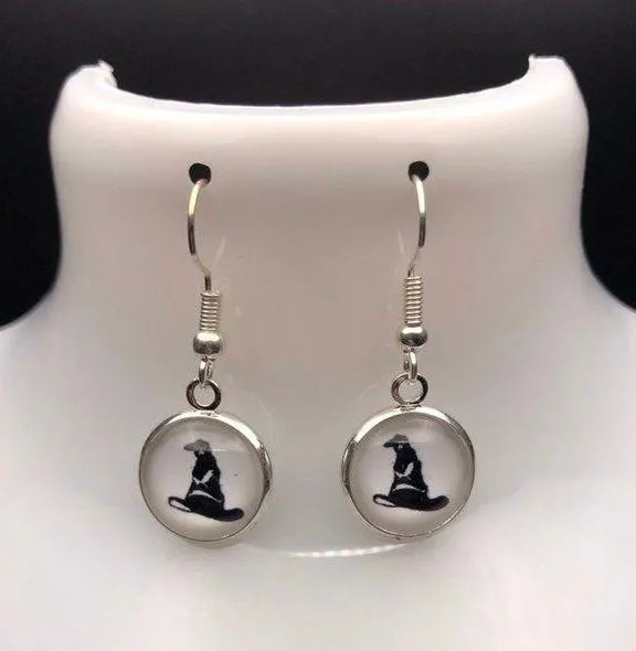 Harry Potter Sorting Hat Jewelry Set- includes necklace and earrings - Image 2