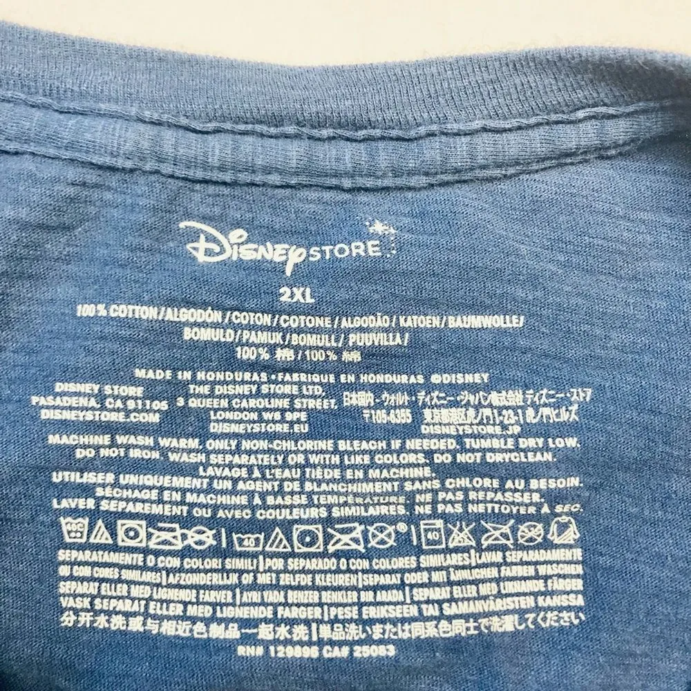 Disney Store Shoes‎ Make The Princess Shirt Blue Tee Size 2XL - Image 2