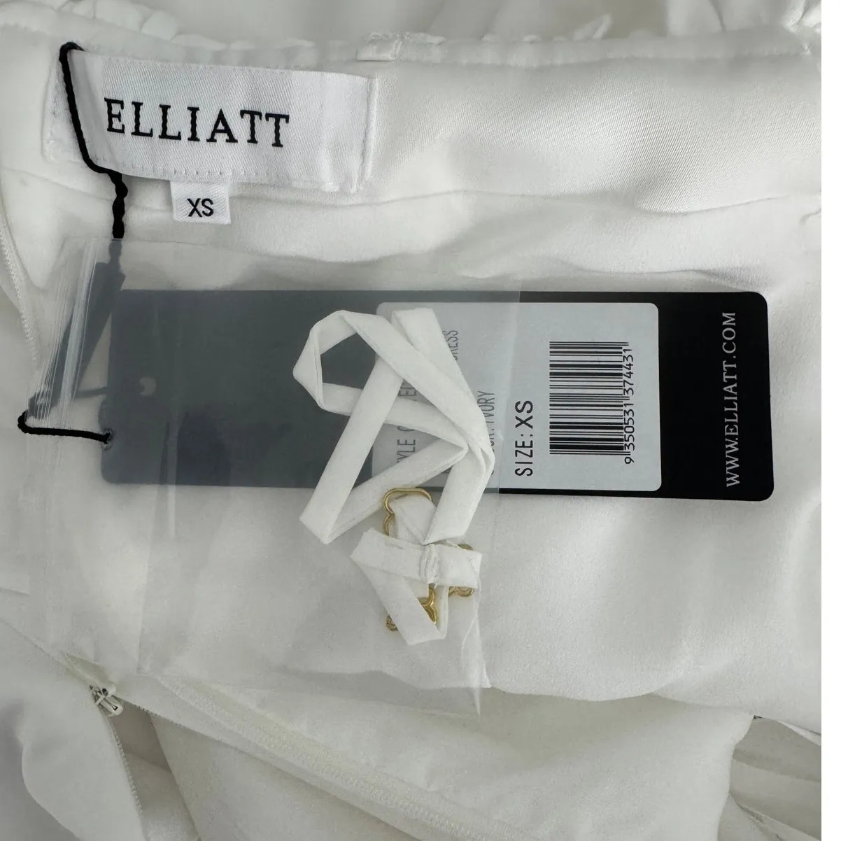 Elliatt Amelie Mini Party Dress wedding bride bridal white size XS - Image 12