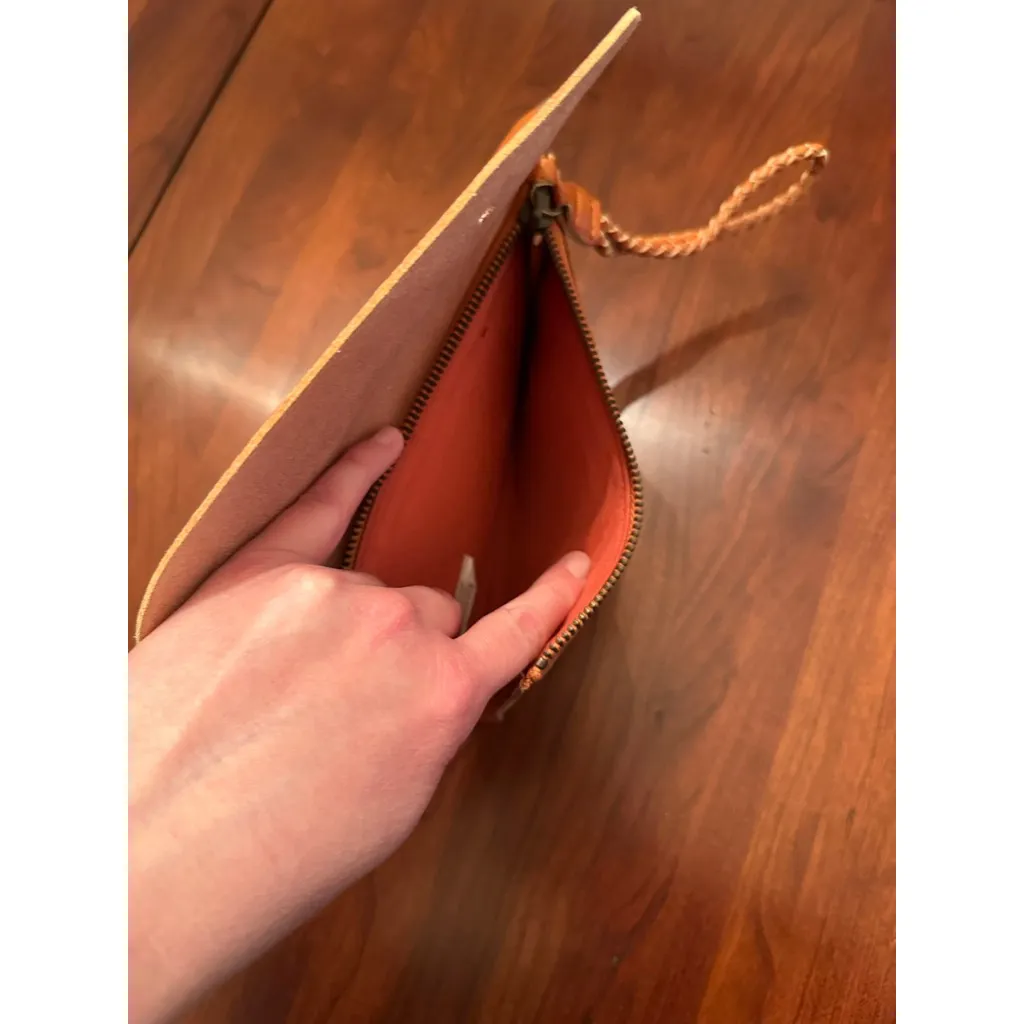 Faux Leather Polka Dotted and Silver Wristlet - Image 10