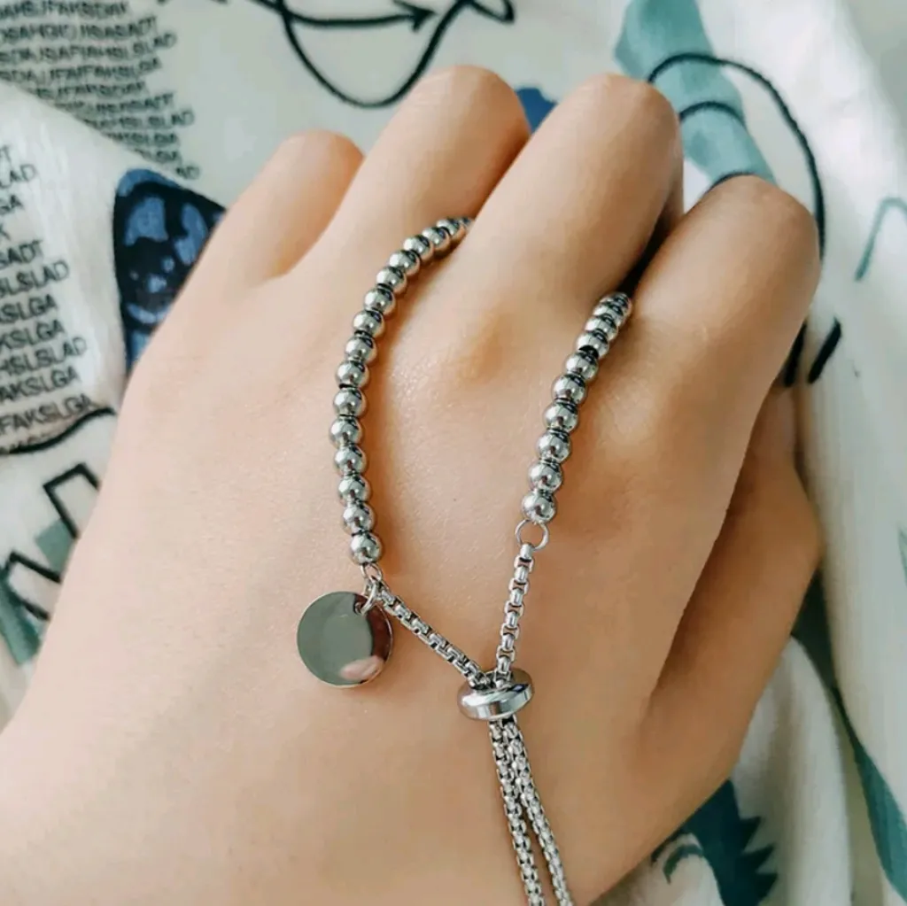 Adjustable Bracelet Stainless Steel Gold Color - Image 2