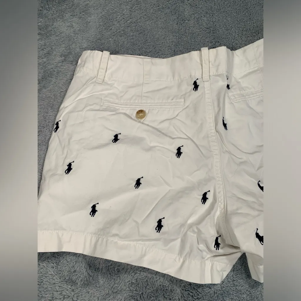 Polo Ralph Lauren shorts white 8 pony - Image 7