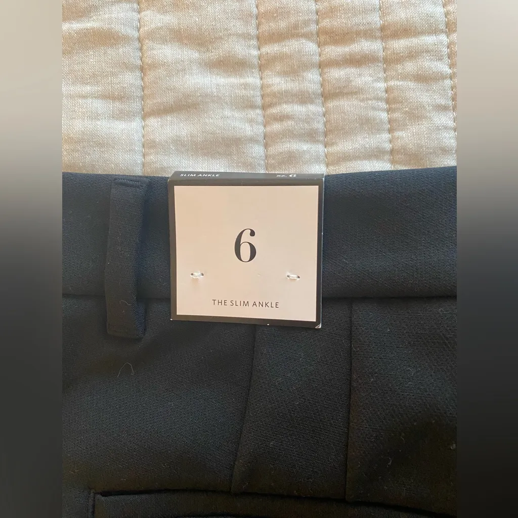 WHBH Comfort Stretch Slim Ankle Pants - Black - Image 6