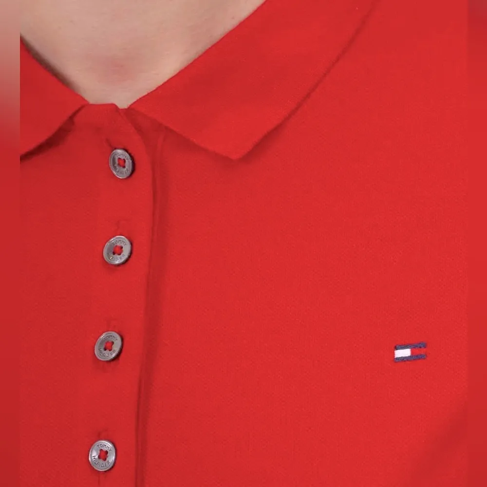 TOMMY HILFIGER
Women's slim Heritage polo shirt Red-M - Image 4
