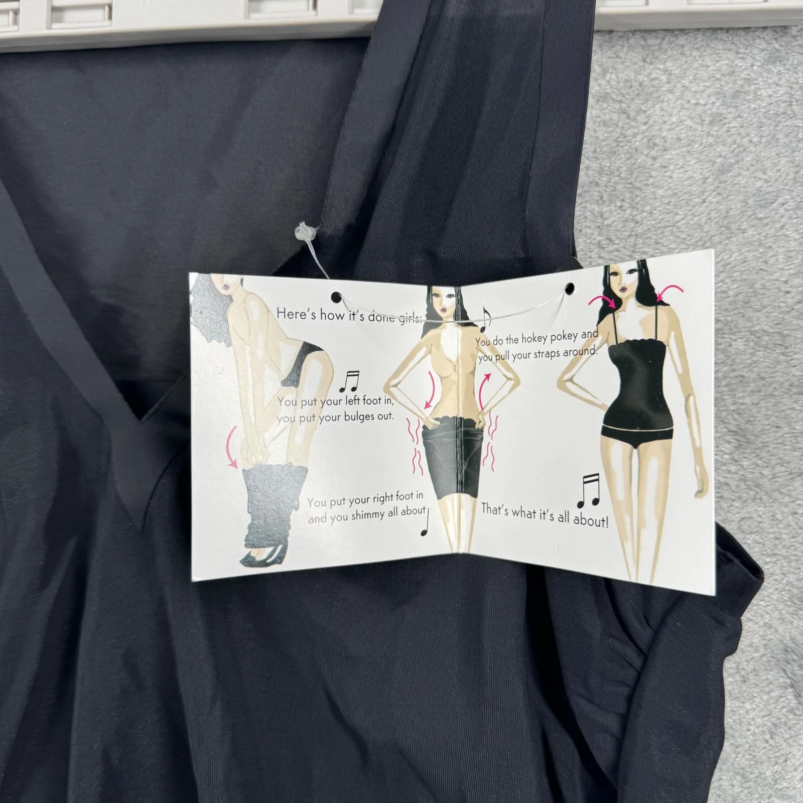 Sonic Slimmers by Kathleen Kirkwood Tank Top M Black V - Image 5