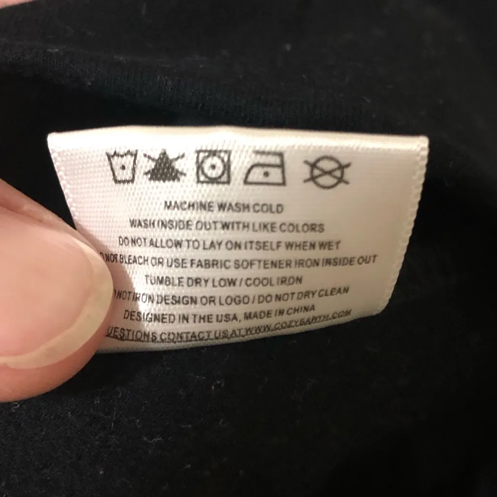 Cozy Earth Premium Bamboo Unisex Black Hoodie - Image 7