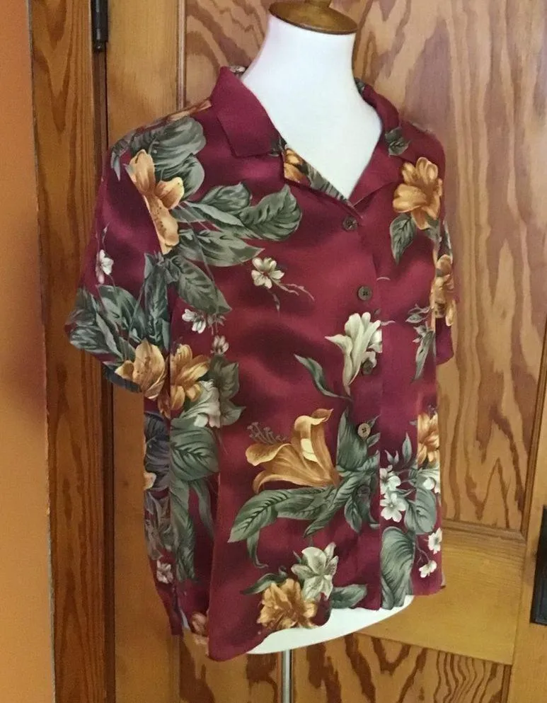 VTG Y2K Caribbean Joe Hawaiian Shirt - Image 7