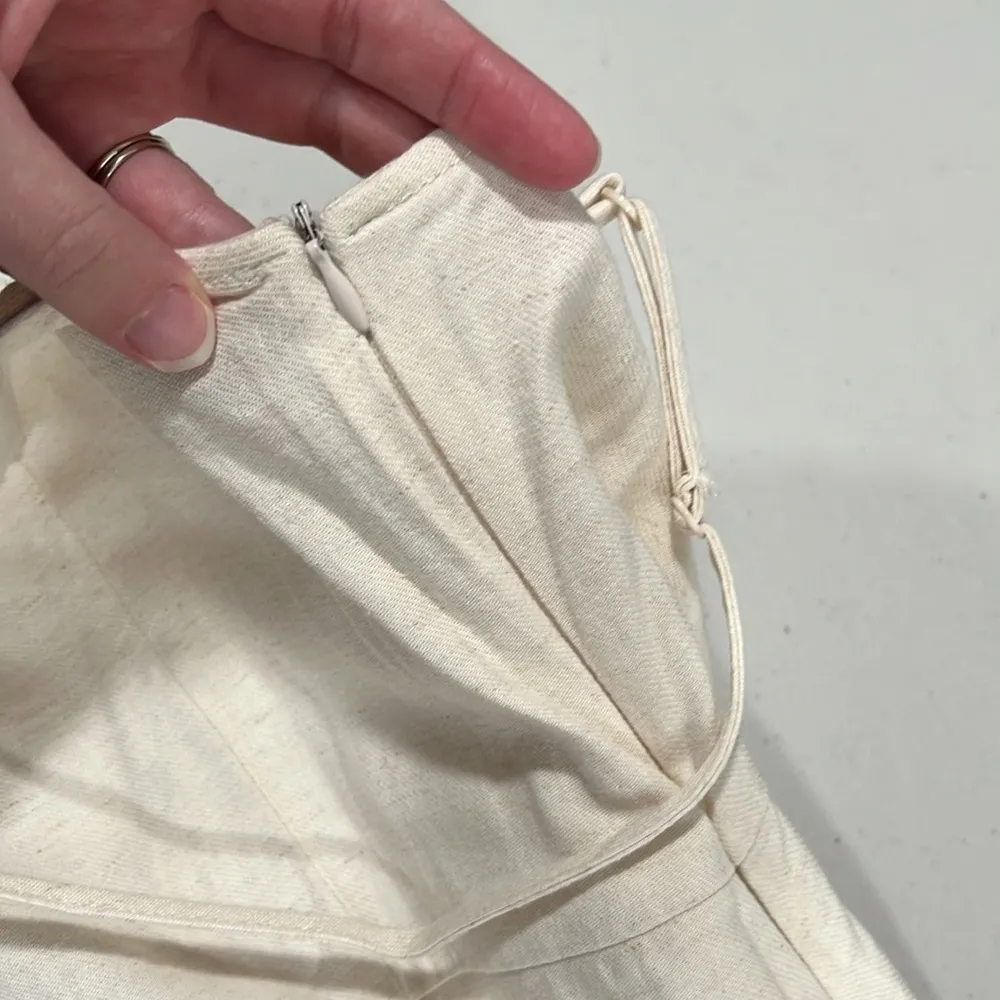 Mango Jumpsuit Cream Size Large EUC - Image 14