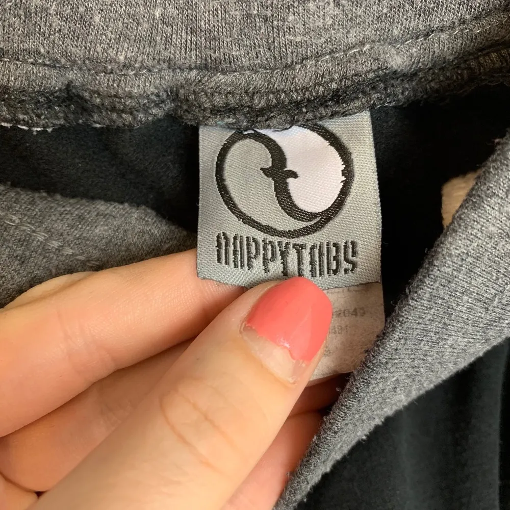 Nappytabs Black Colorblock Looped Sweatpants Size XXS - Image 3