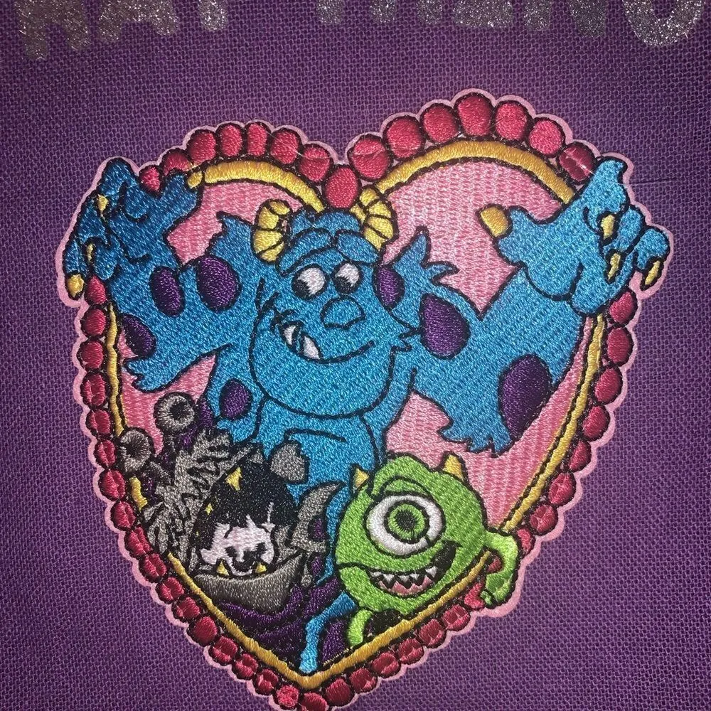 Monsters Inc embroidered tote - Image 2