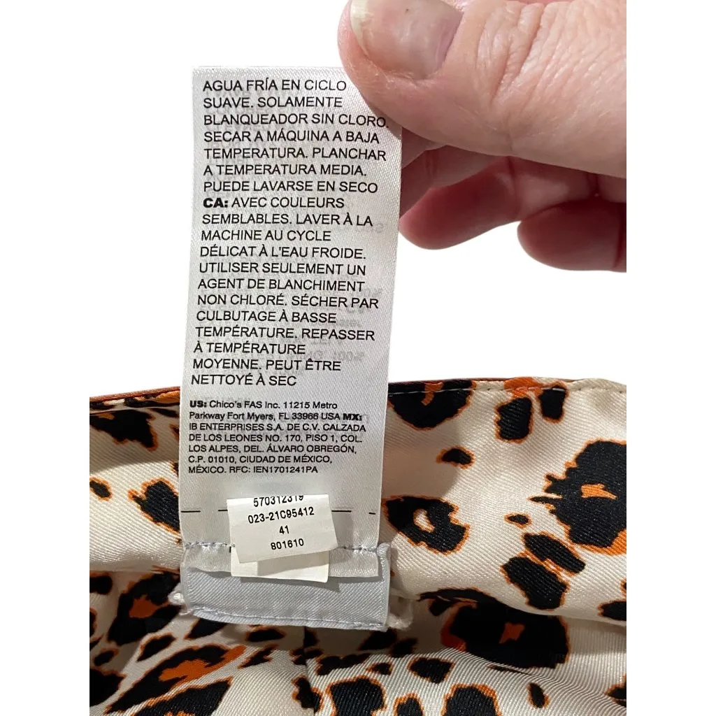 Chicos Reversible Kimono Cardigan Orange Size 1 (M) - Image 6