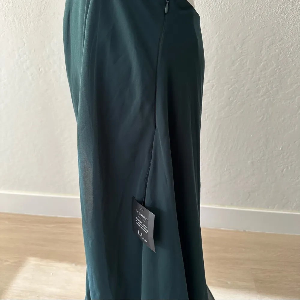 Lulus Garden Bliss Emerald Green Cutout Maxi Dress NWT | Medium - Image 12