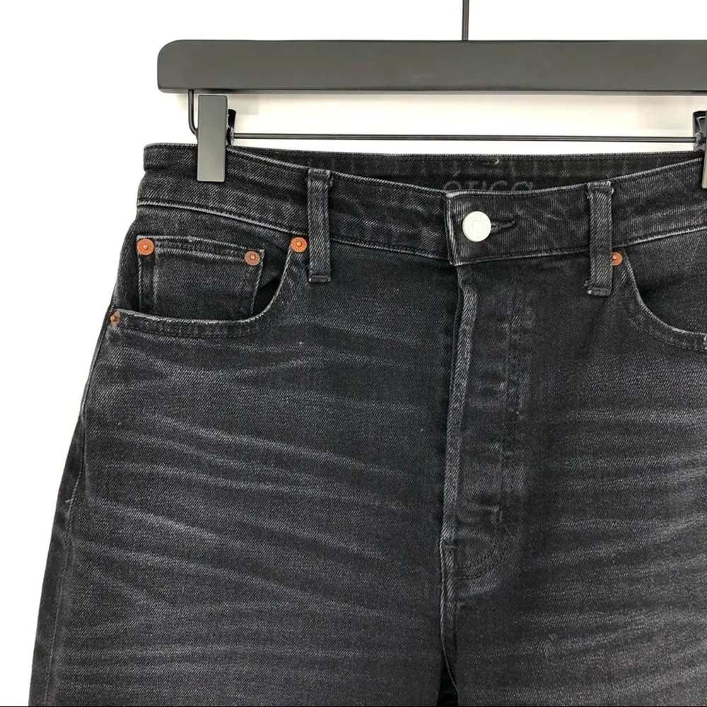 ETICA Tyler Boy Straight Ankle Raw Hem Washed Black 27 - Image 2