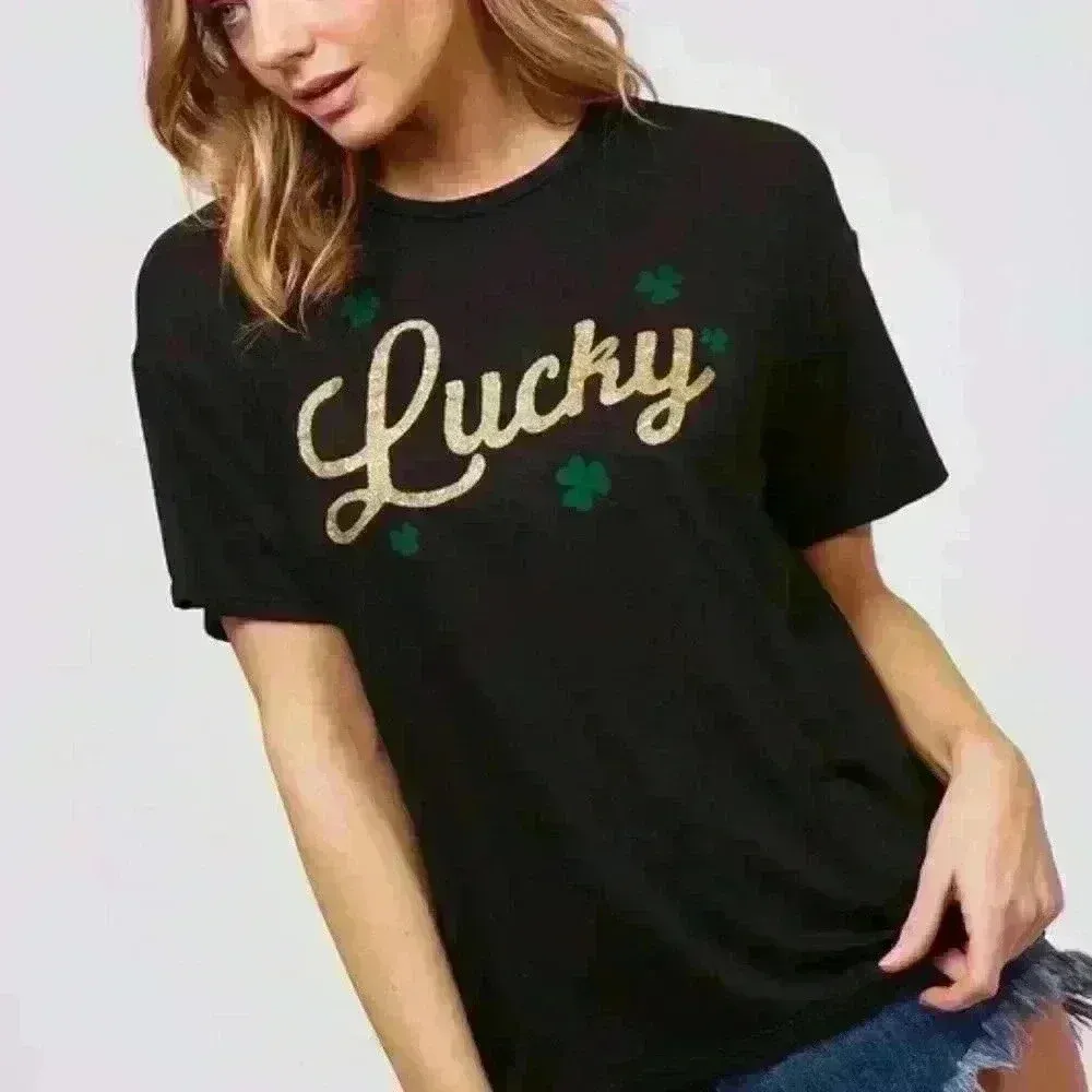 Lucky Graphic Tee Top‎ - Image 2