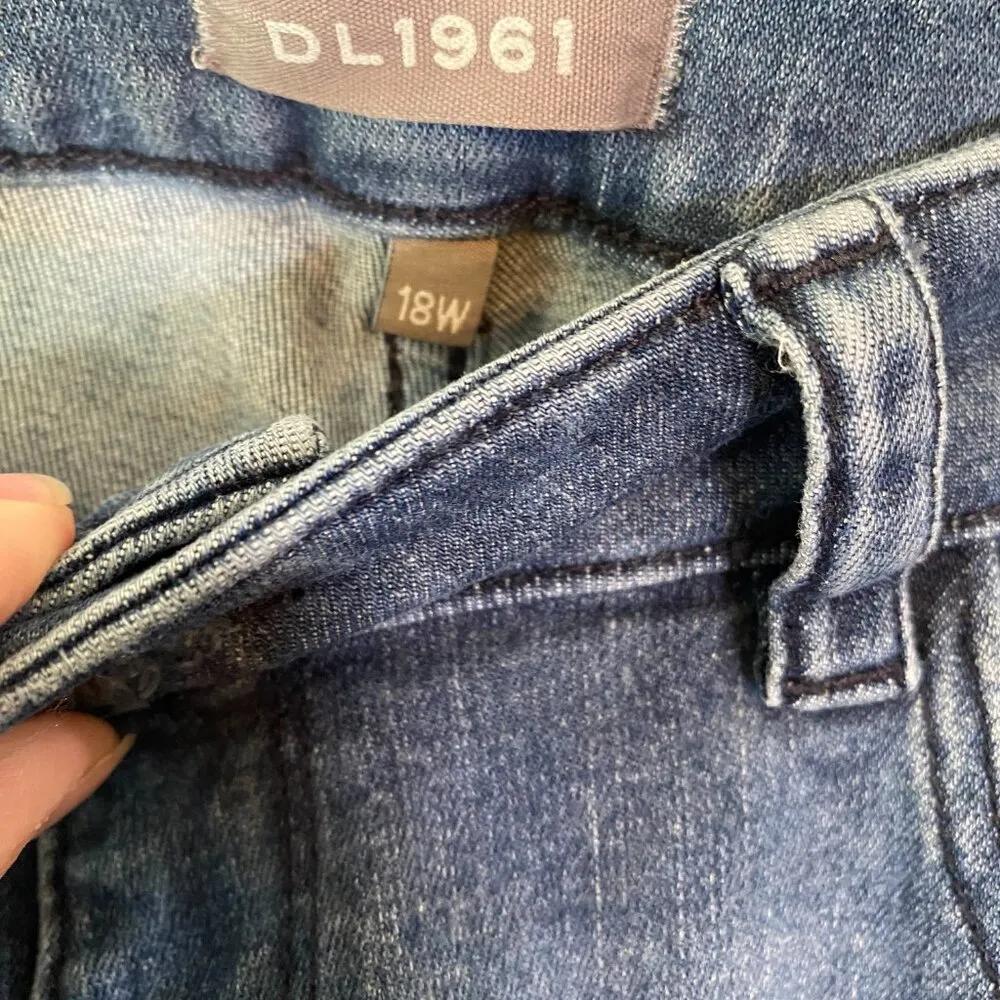 DL1961 Ankle Jeans Florence Mid Rise Instasculpt Skinny - Image 11