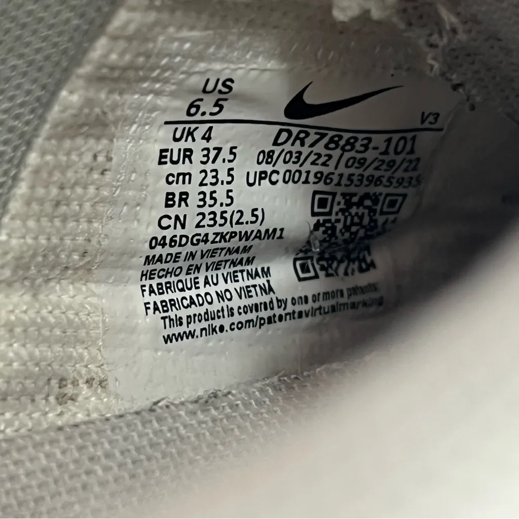 Nike Air Force 1 Shadow women’s tennis pastel colors size 6.5 US - Image 13